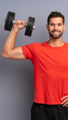 Einsteiger-Fitness-Wochen Muskelaufbau