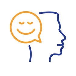 Symbol für positive Einstellung
